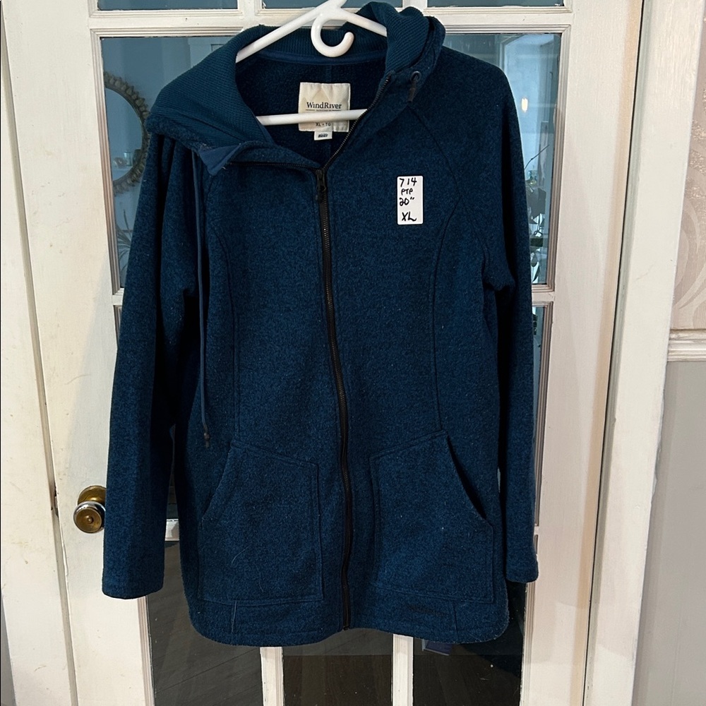 714.  WindRiver Blue Hooded Jacket